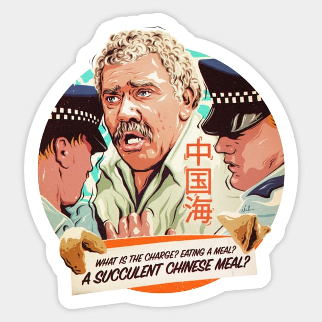 A SUCCULENT CHINESE MEAL This Is Democracy Manifest Sticker TeePublic